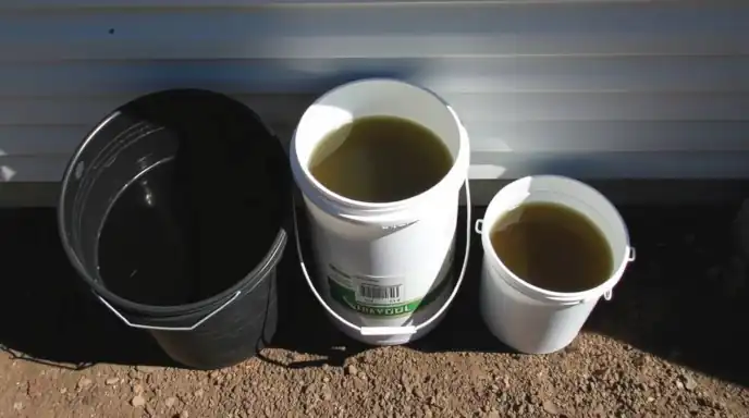 Secchi con acqua stagnante